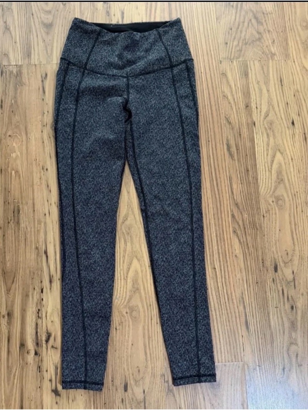 Victoria's Secret Black Heather High-Waist Leggings